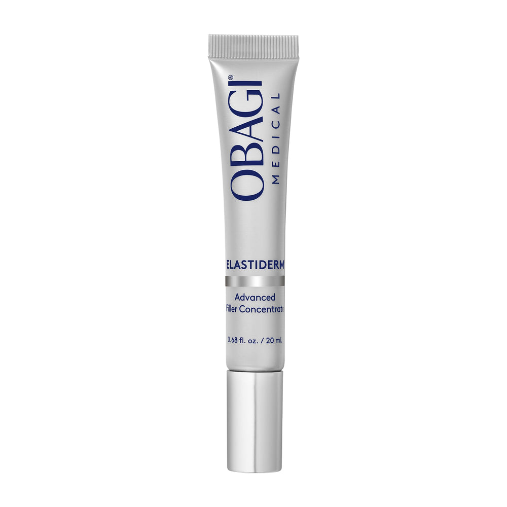 Obagi ELASTIderm Concentré Avancé – bouteille-dose, soin ciblé pour lisser les rides fines.