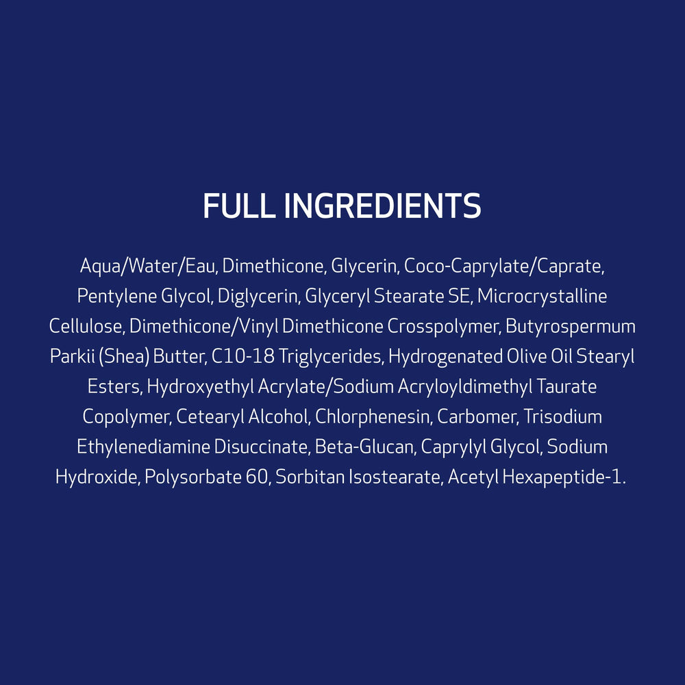 Obagi ELASTIderm Concentré Avancé – texture soyeuse prête à s’absorber rapidement.