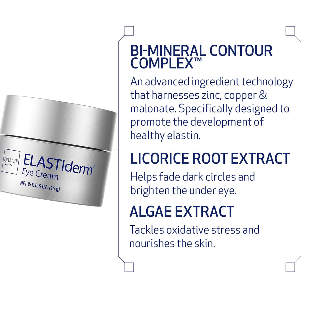 Peau du contour plus lumineuse grâce à ELASTIderm.