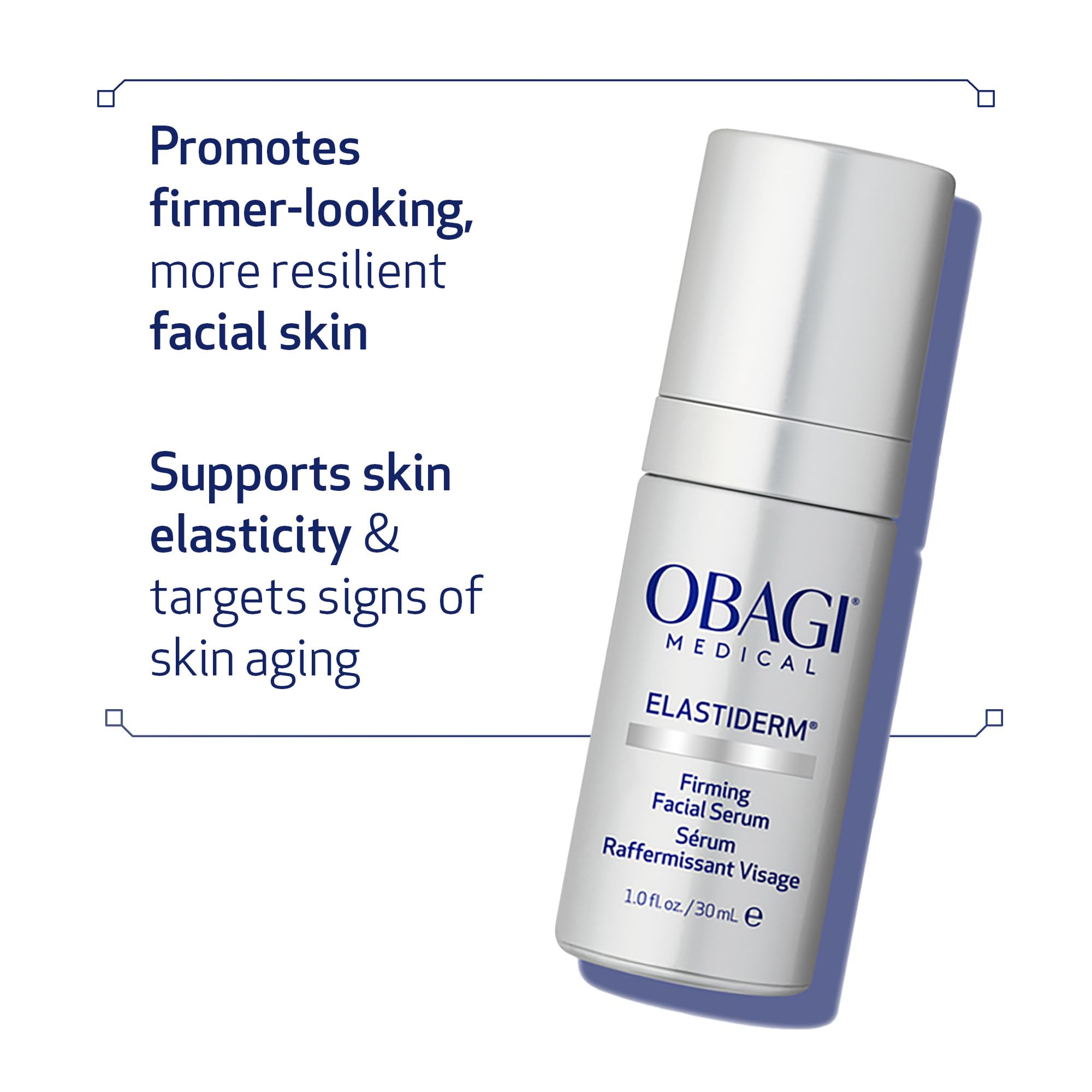  Rituel de soin simple avec la bouteille ELASTIderm Obagi.