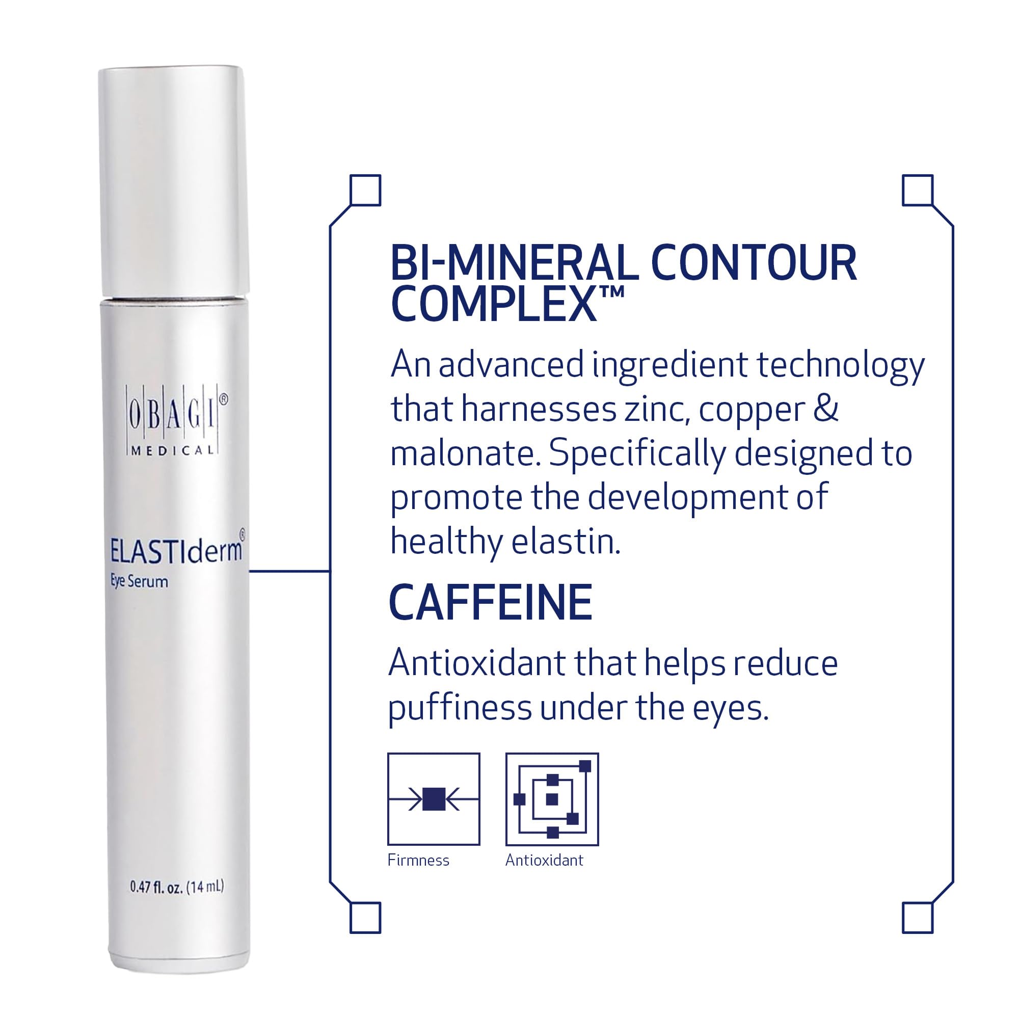 Obagi ELASTIderm – Effet frais sur le contour des yeux après application.