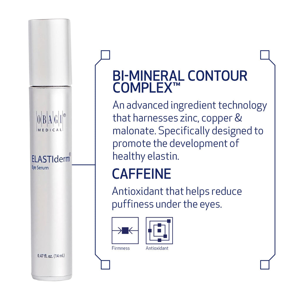 Obagi ELASTIderm – Effet frais sur le contour des yeux après application.