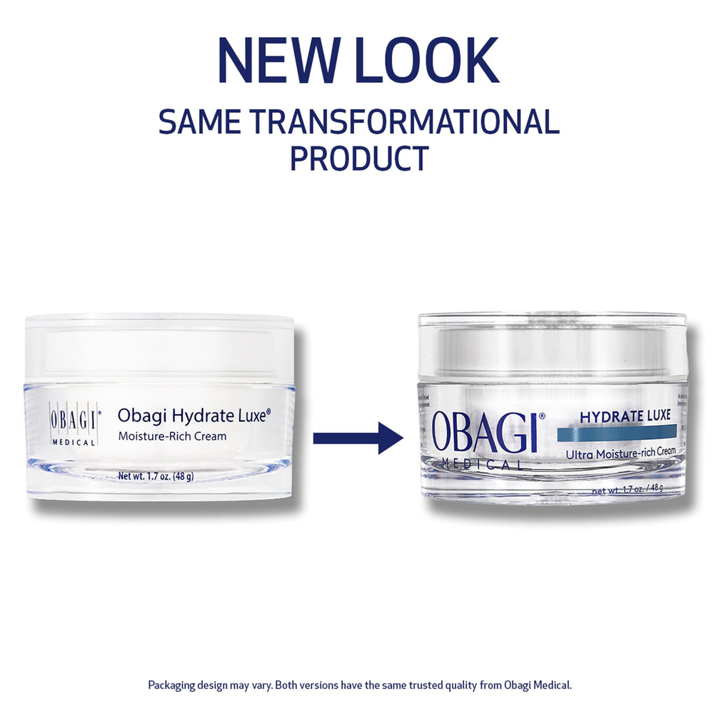 Obagi Hydrate Luxe, texture-baume velours pour application nocturne apaisante.
