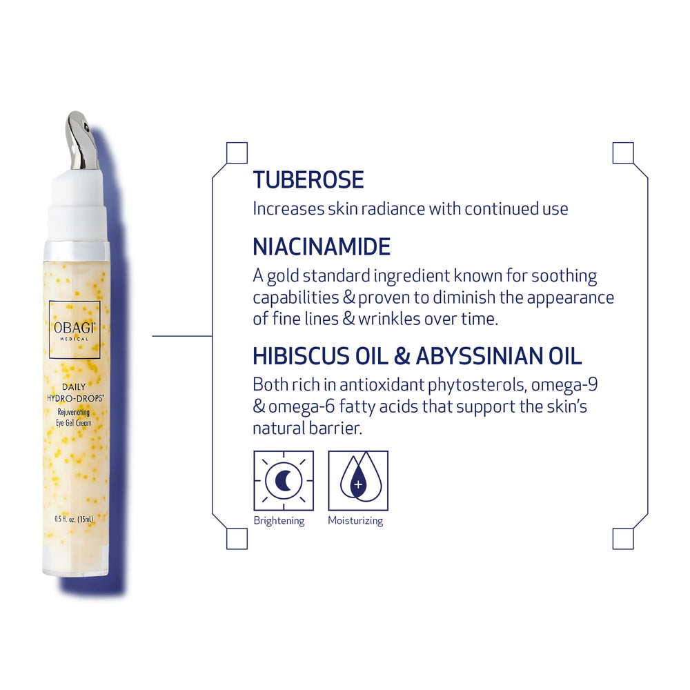 Obagi Hydro-Drops Quotidien – expertise de 35 ans en soins cutanés.