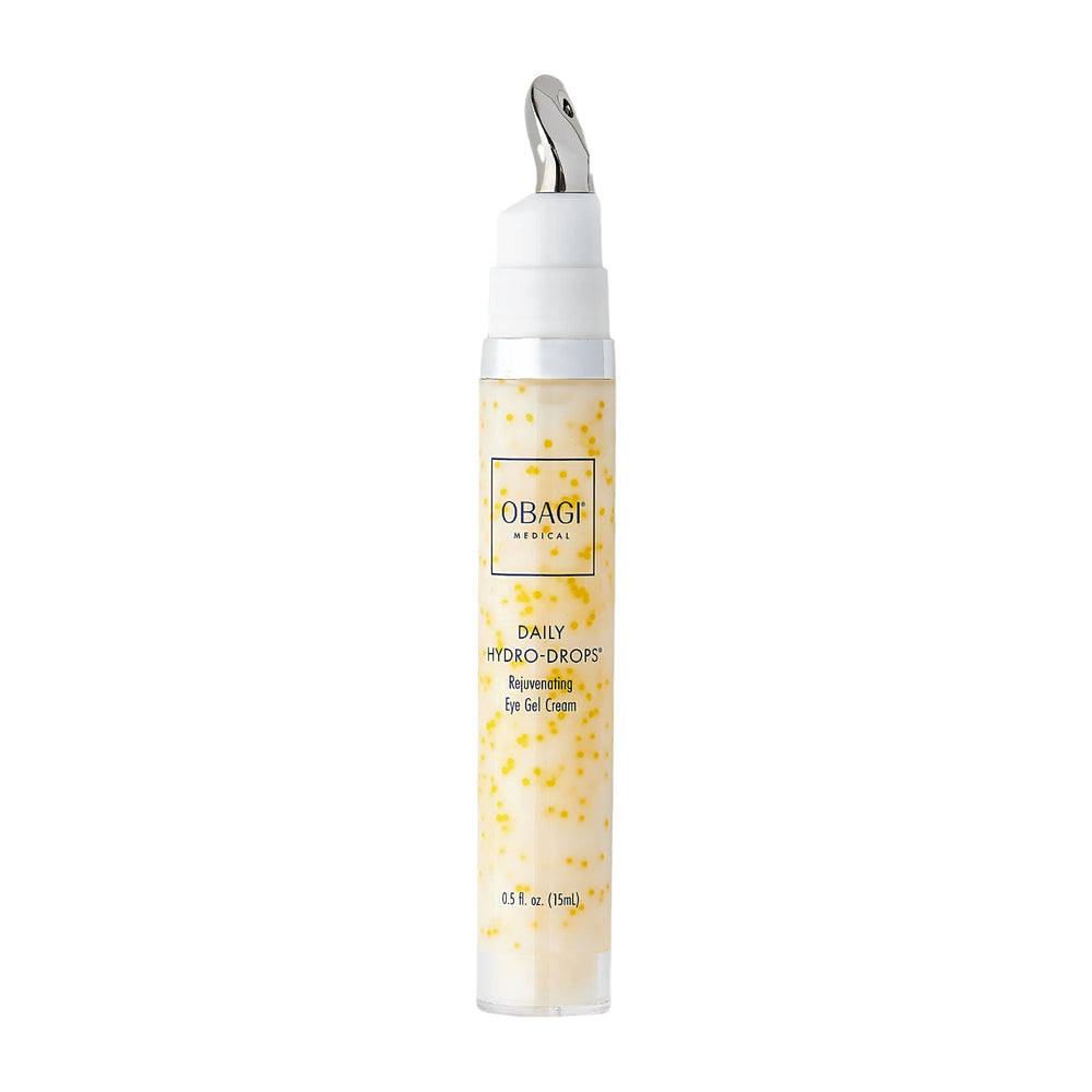 Obagi Hydro-Drops Quotidien – gel yeux et bouteille élégant, hydratation durable.