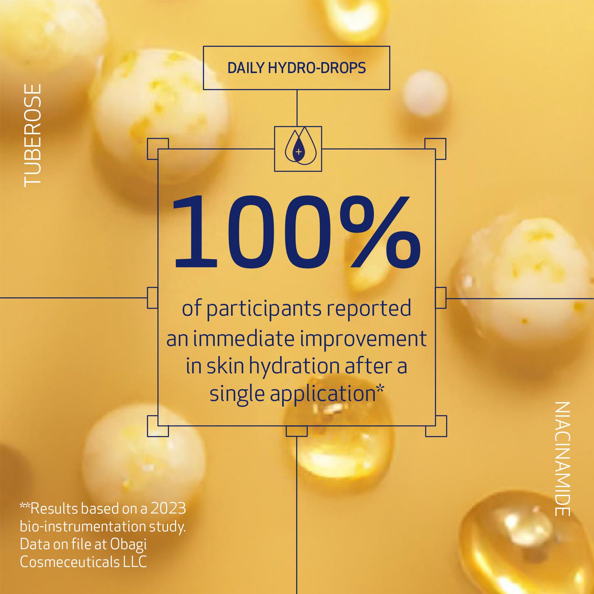 Obagi Hydro-Drops Quotidien – texture gel fraîche qui éclaire et rafraîchit le regard.