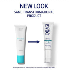 Obagi Medical Retinol 1.0 Crème, emballage clair et informatif.