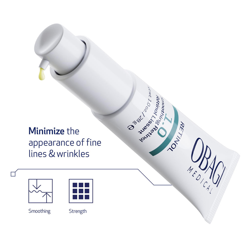 Soin du visage avec Obagi Retinol 1.0 Crème et son usage quotidien.
