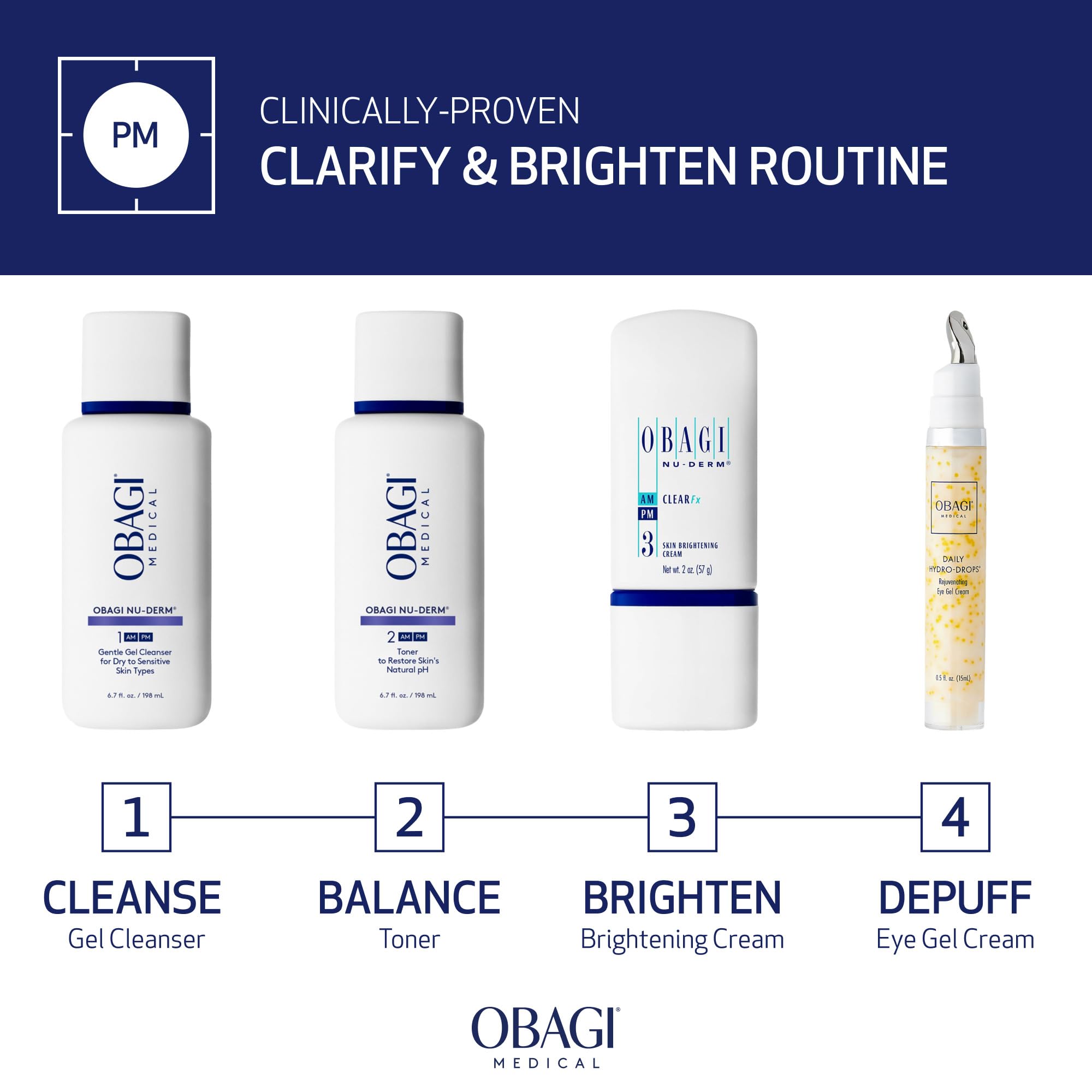 Obagi Nu-Derm Clear Fx routine-quotidienne: intégration facile dans votre rituel de soin.