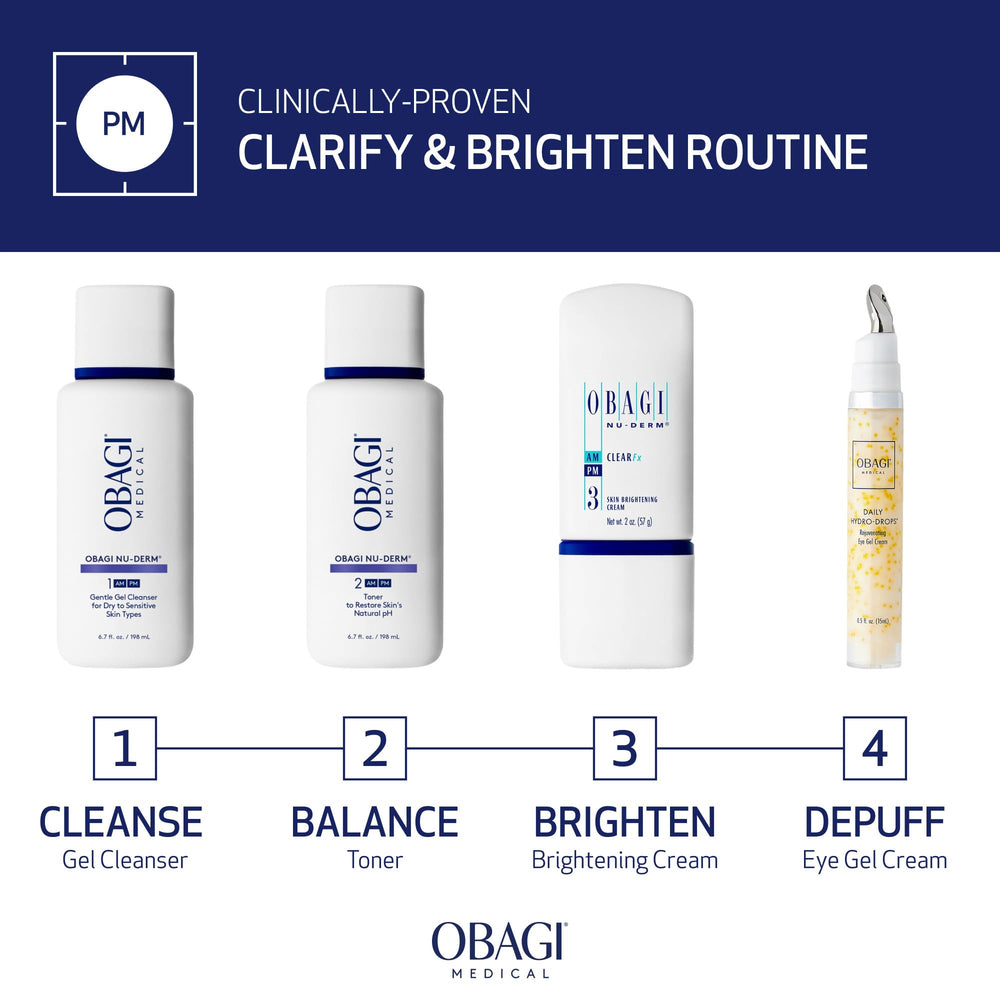 Obagi Nu-Derm Clear Fx routine-quotidienne: intégration facile dans votre rituel de soin.