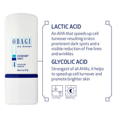Obagi Nu-Derm Exfoderm Forte - Texture-lotion : texture légère qui pénètre sans film gras.
