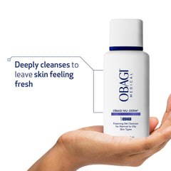 Obagi Nu-Derm gel-moussant-visage contient aloé vera pour apaiser et nourrir.