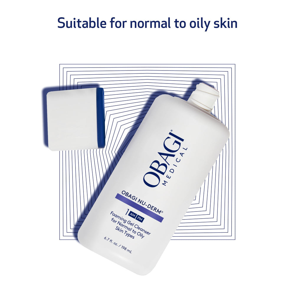 Obagi Nu-Derm gel-moussant-visage intégré facilement à votre routine quotidienne.