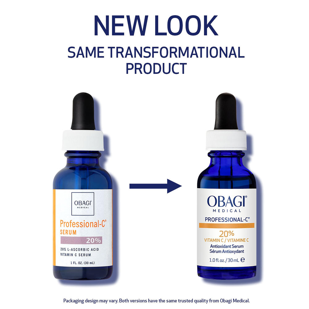 Pipette-doseur Obagi Pro-C Serum délivre le concentré sans gaspillage.