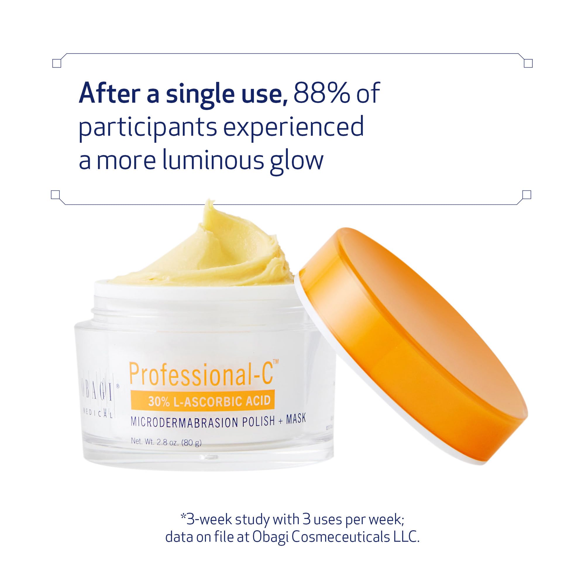 Obagi Professional-C masque vitamine C: exfoliation visage pour teint éclatant.