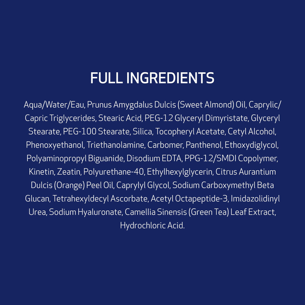 Application du sérum Obagi sur le visage le matin.