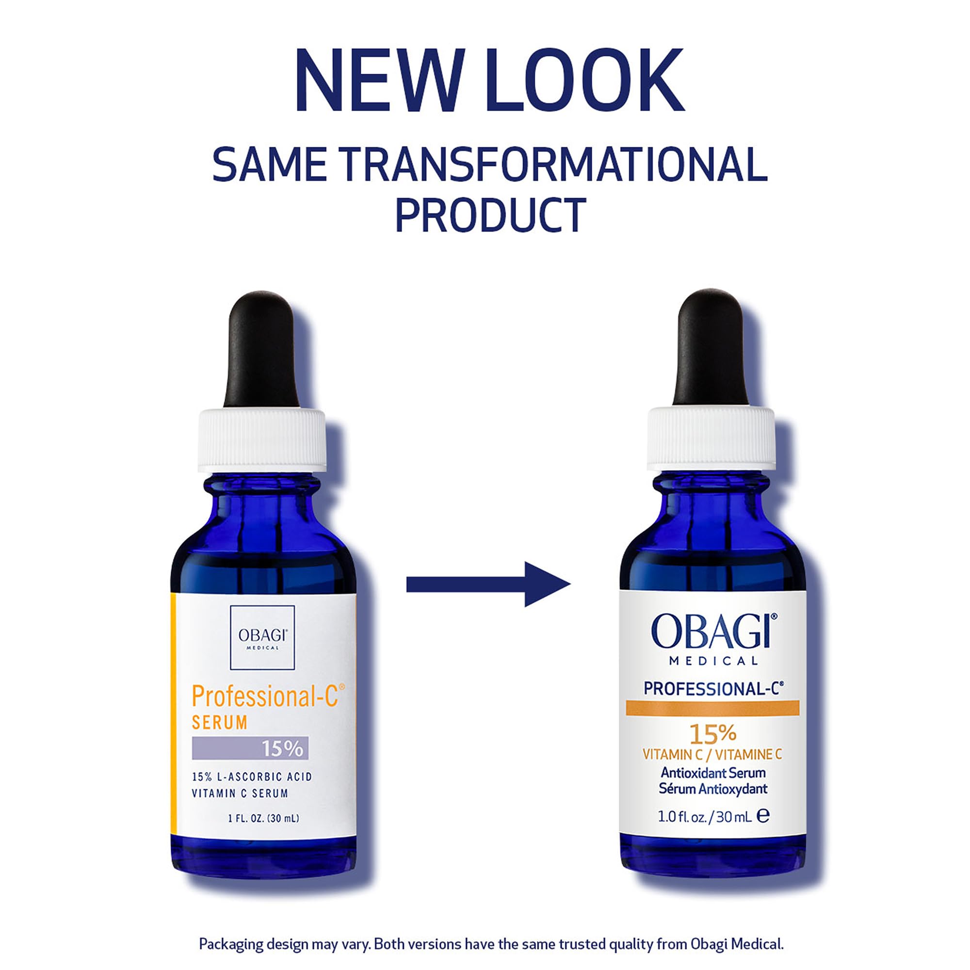 Flacon Obagi C 15 % – teint plus lumineux et éclatant