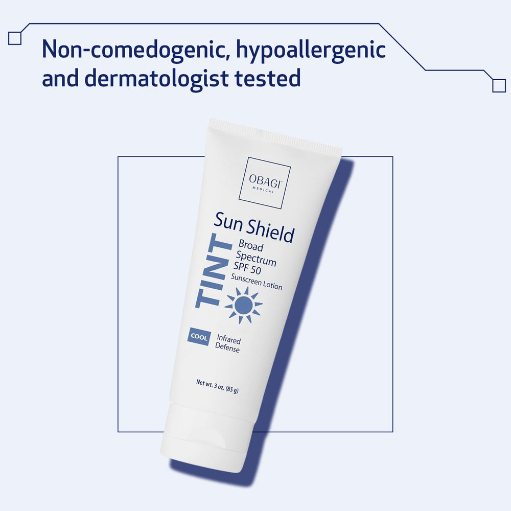 Protection UV SPF50: écran solaire minéral sur la peau.