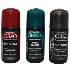OBAO déodorant pour homme – bouteille et fraîcheur durable.