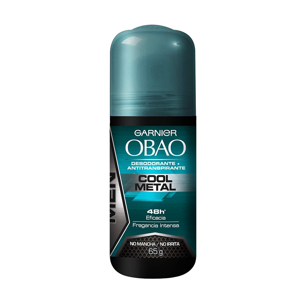 Obao déodorant rouleau metallique frais, lot de 4, fraîcheur durable.