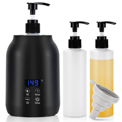 Obecilc chauffe-huile de massage avec deux bouteilles 8,5 oz pour huiles.