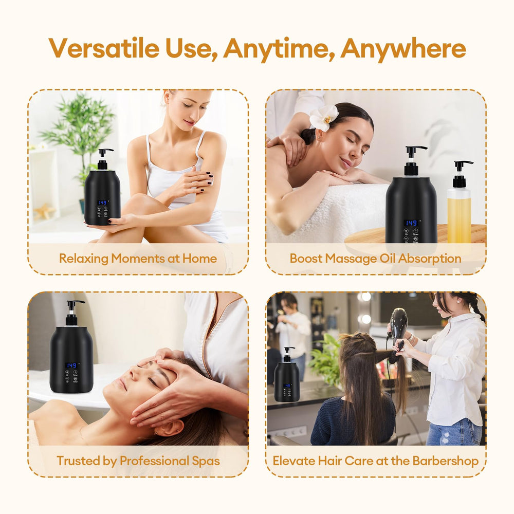 Obecilc chauffe-huile de massage dispositif spa maison pratique.