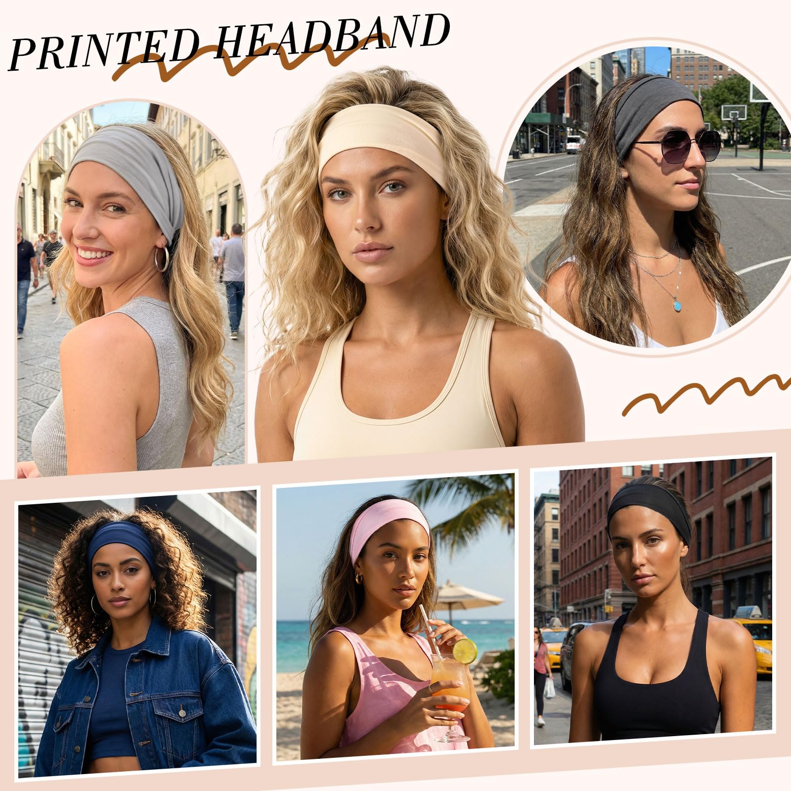 obeoby bande sport elasticite elevee, convient à diverses morphologies sans glisser