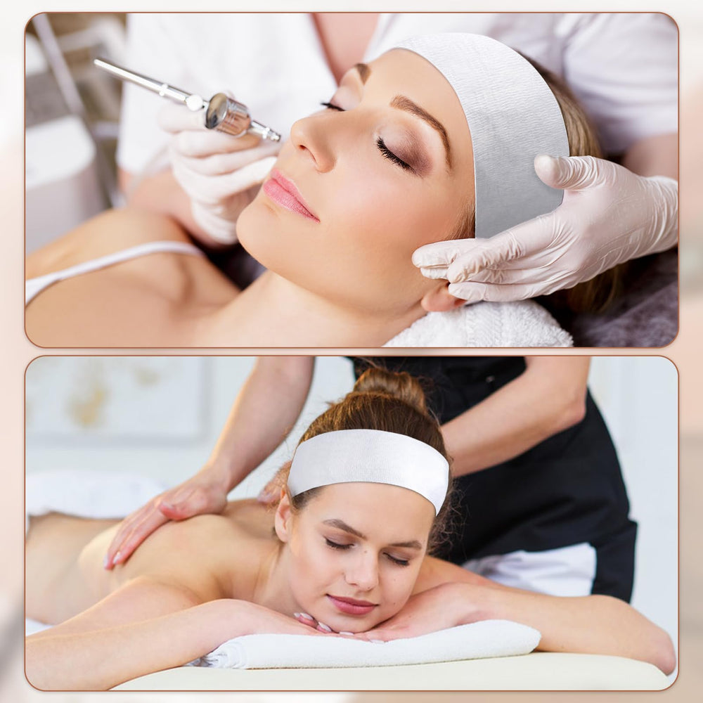 Bandeau obeoby spa jetable, idéal pour les soins et rituels spa.