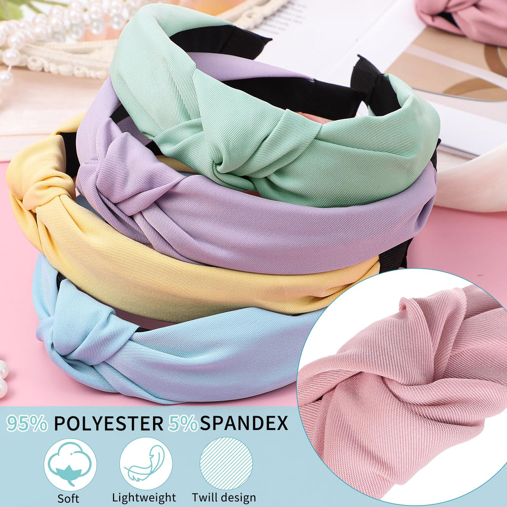 obeoby bandeaux fille noeud, couleurs douces, polyvalents pour toutes les tenues