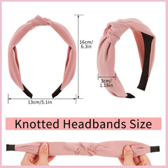 Bandeau noué rouge brique obeoby, couleur chaude pour automne.