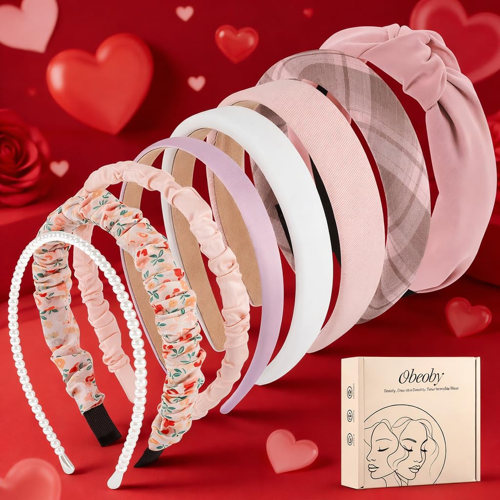 Bandeau obeoby rose uni, confort longue durée et douceur.