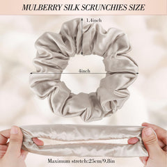 Obeoby chouchou en soie mulberry brun, idéal pour dormir