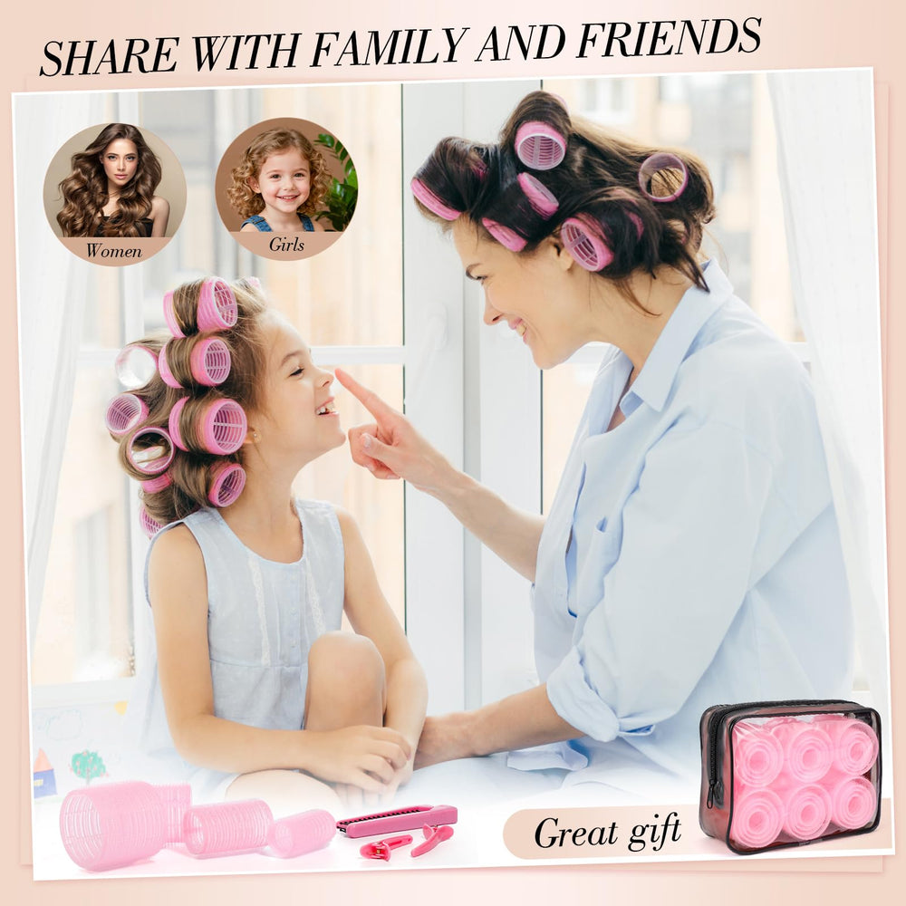 Clips Obeoby rose robustes maintiennent les rouleaux en place sans glisser.