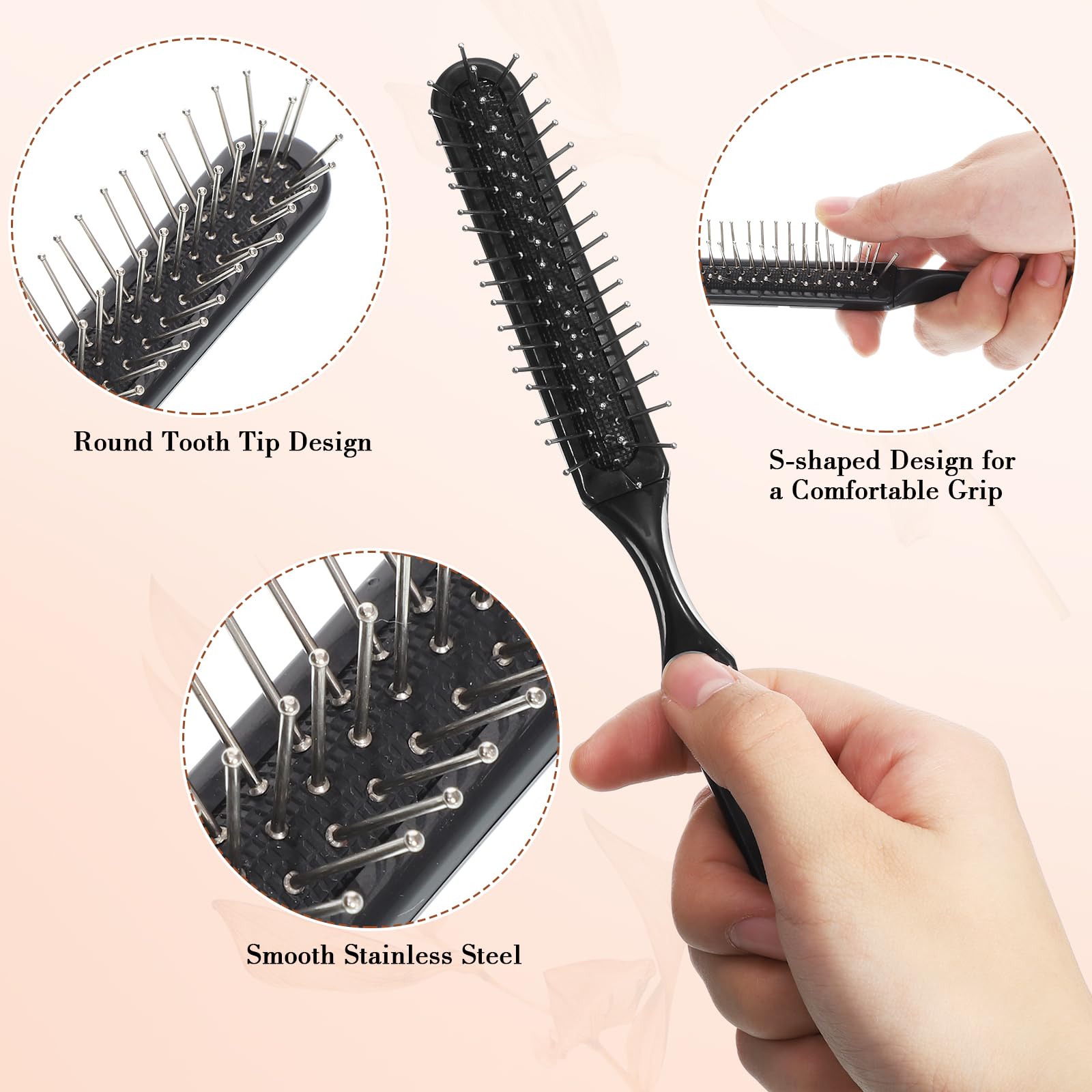 Kit obeoby de brosses pour perruques, pratique et polyvalent.