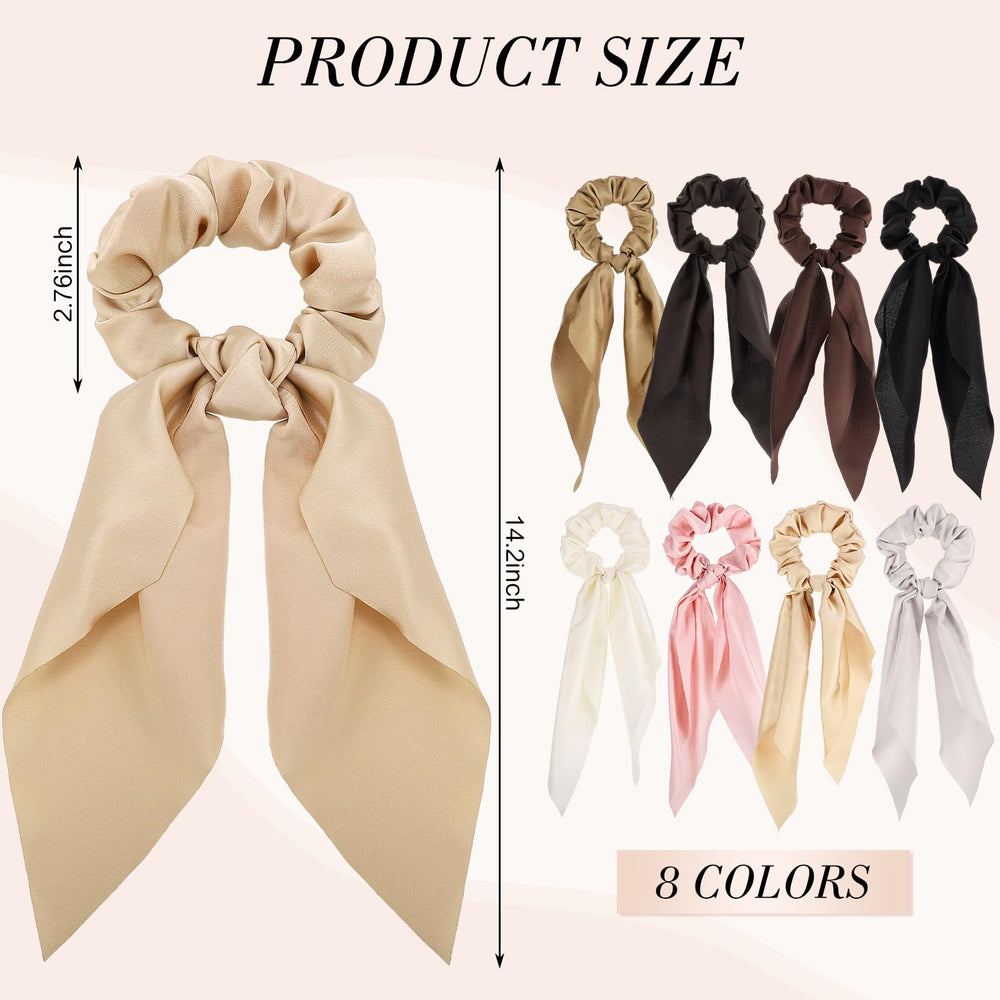 Obeoby noeud satin beige clair, allure neutre et polyvalence au quotidien.