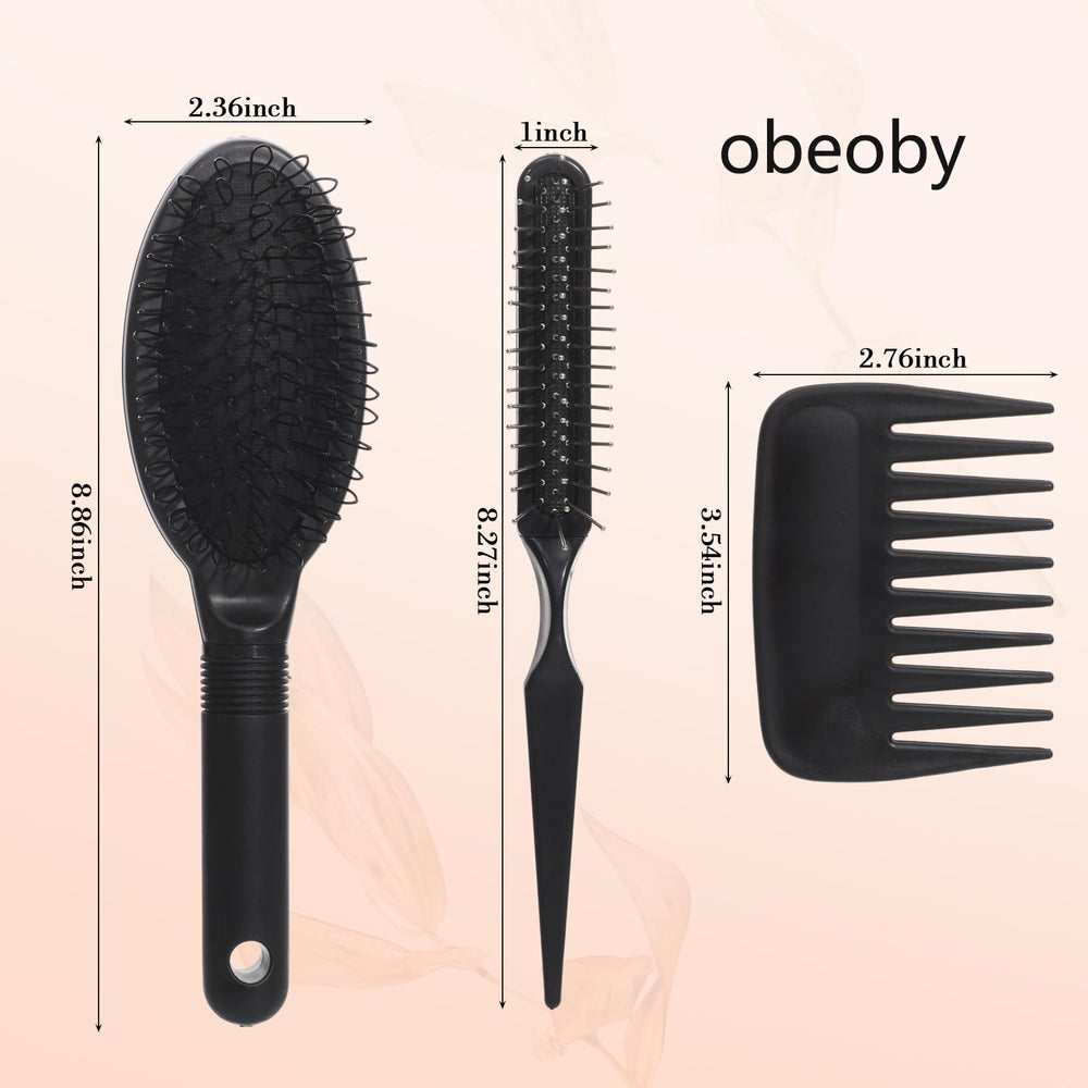 Peigne obeoby pour perruque à dents larges, glisse sans accrocs.