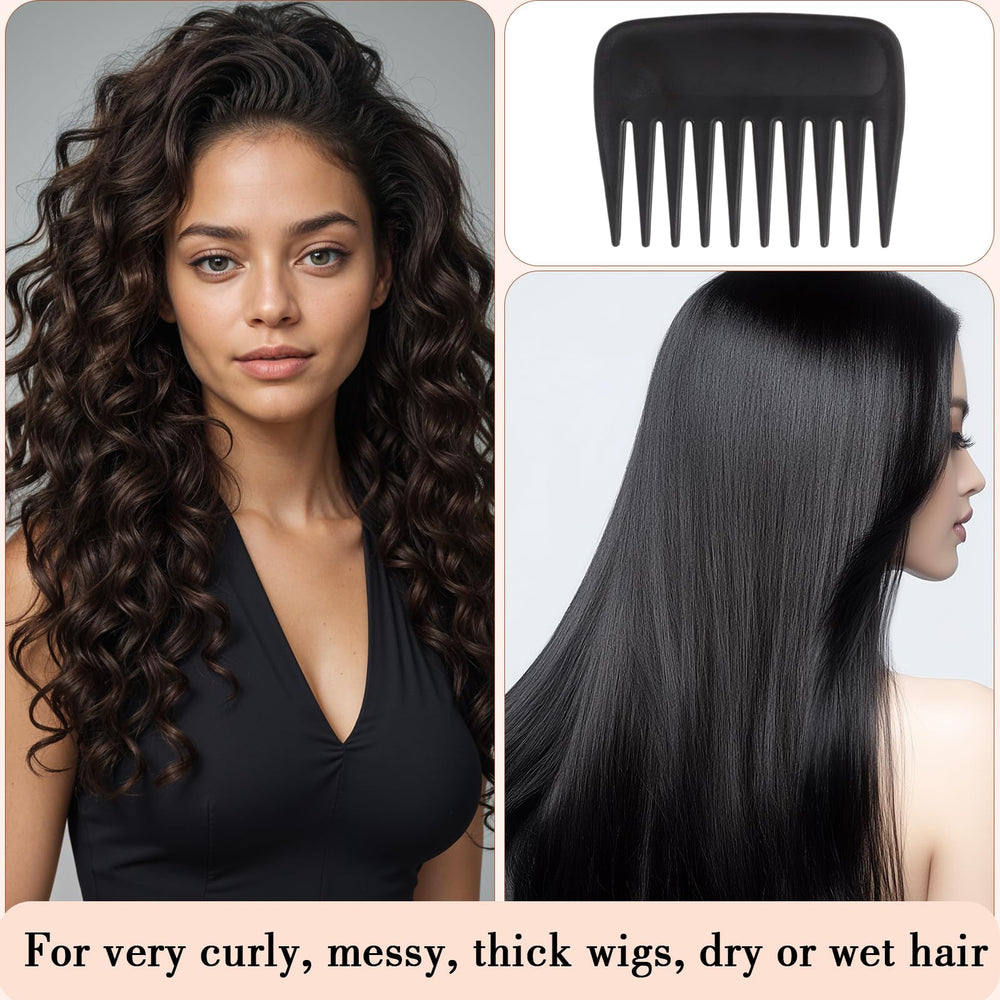 Peigne obeoby pour cheveux naturels et synthétiques, entretien facilité.