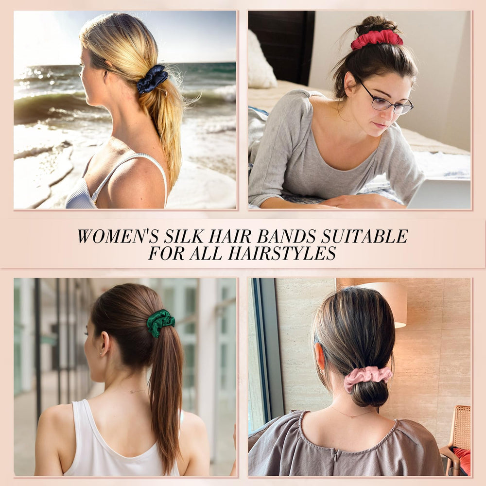 Coffret cadeau Noël obeoby – scrunchies rouge et vert incluses.