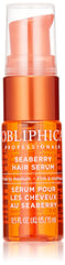 Obliphica Professional Sérum Seaberry : bouteille prête à nourrir les cheveux fins.
