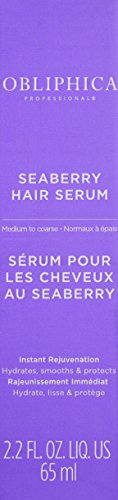 Obliphica Seaberry Sérum: application sur cheveux humides, frisottis maîtrisés et douceur durable.