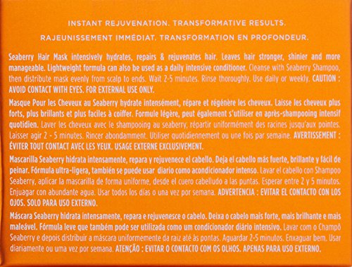Application rapide Obliphica Seaberry pour cheveux fins et volumisés.