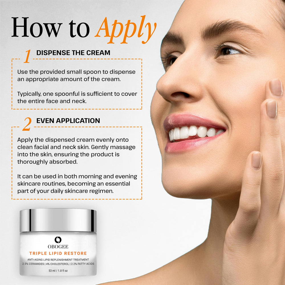 OBOGEE Crème Visage – ingrédients actifs hydratants améliorent l'éclat.