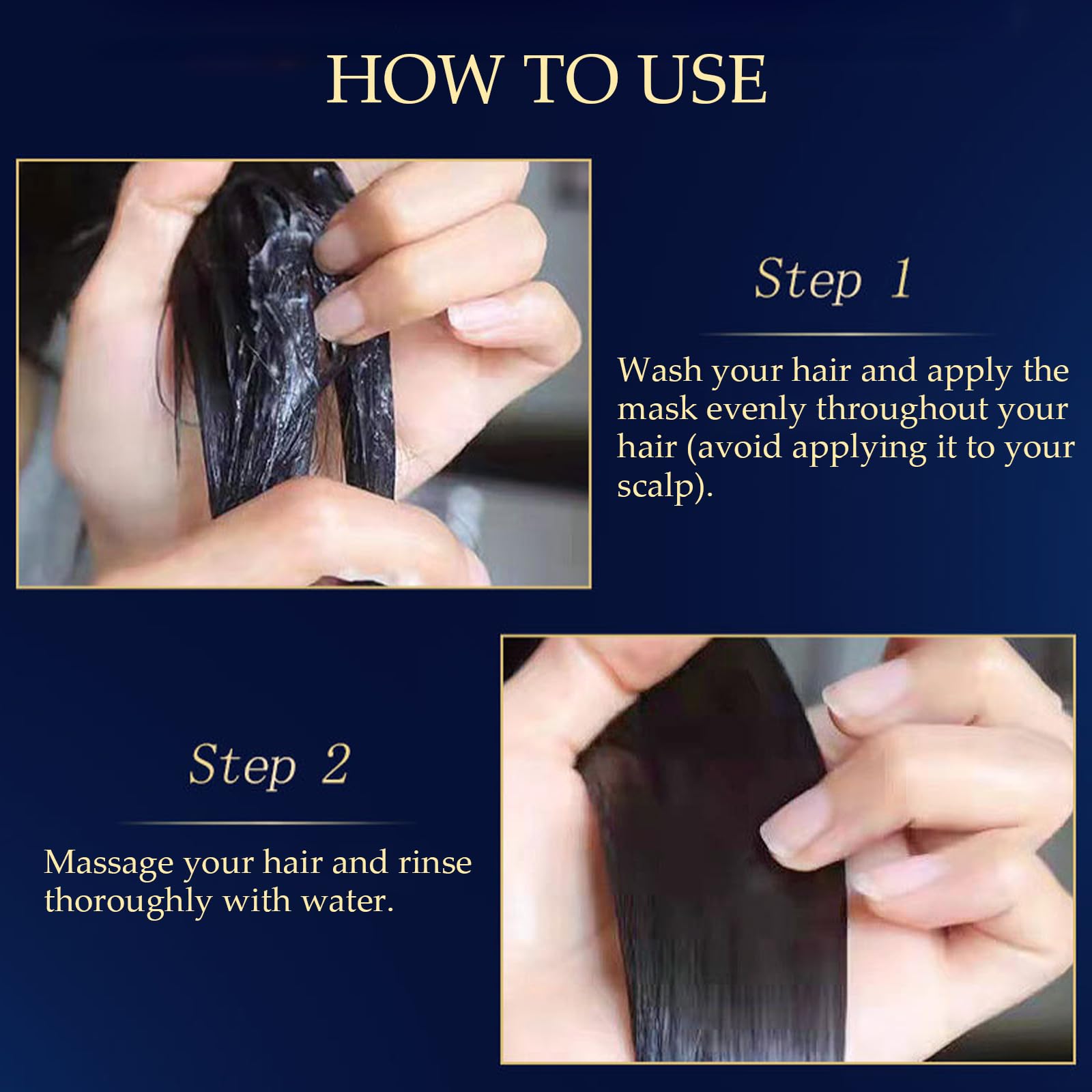 Rituel spa à domicile pour cheveux secs avec le masque Caviar