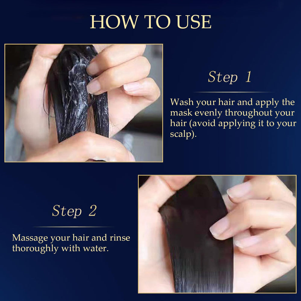Rituel spa à domicile pour cheveux secs avec le masque Caviar