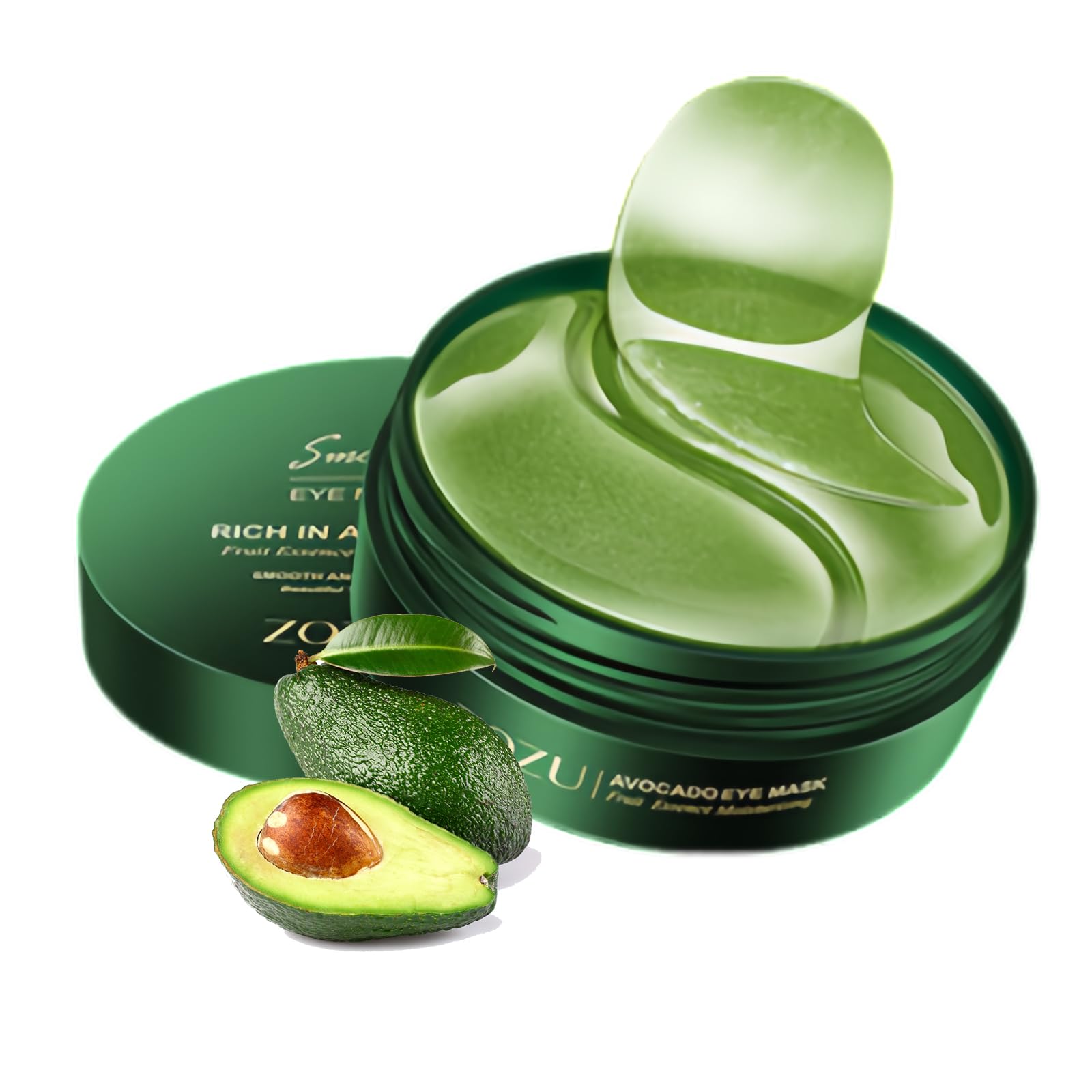 Masque yeux Avocat OBRADOYA ZOZU pour hydratation et regard frais