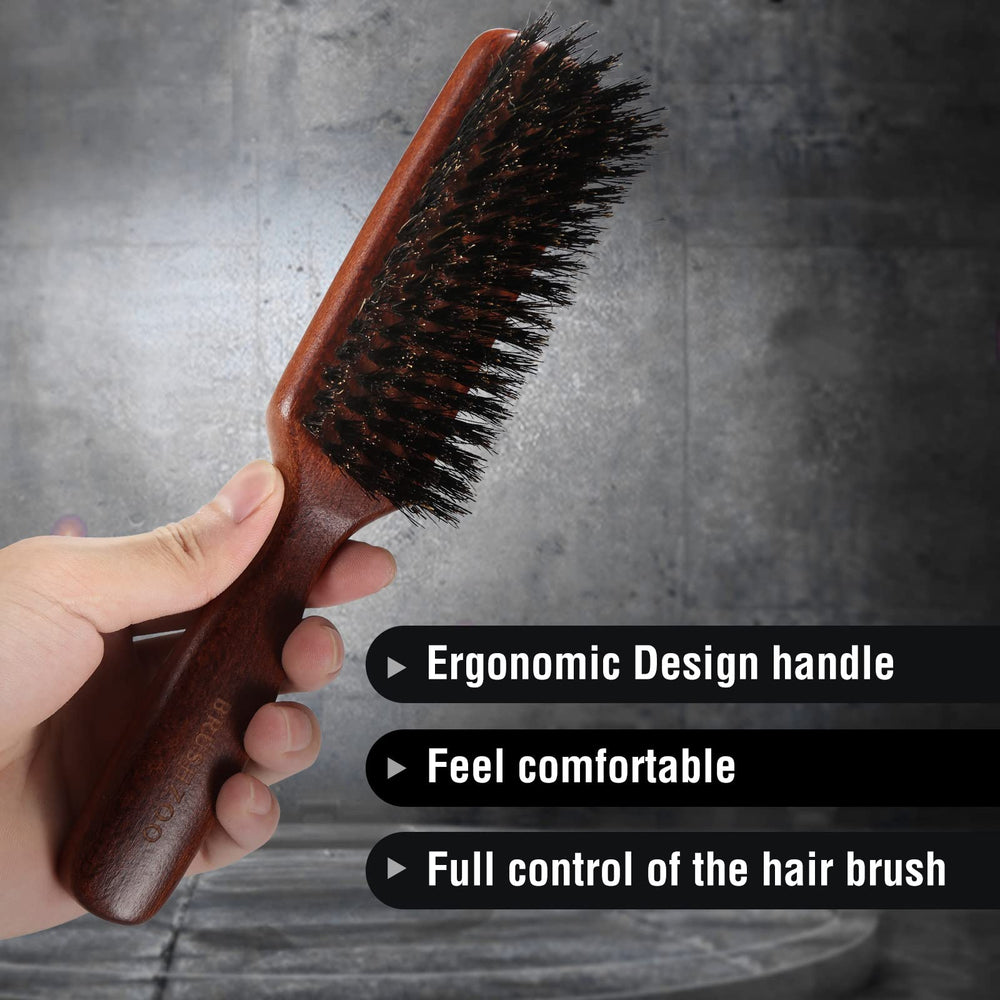 O BRUSHZOO – brosse cheveux distribuant les huiles naturelles pour brillance.