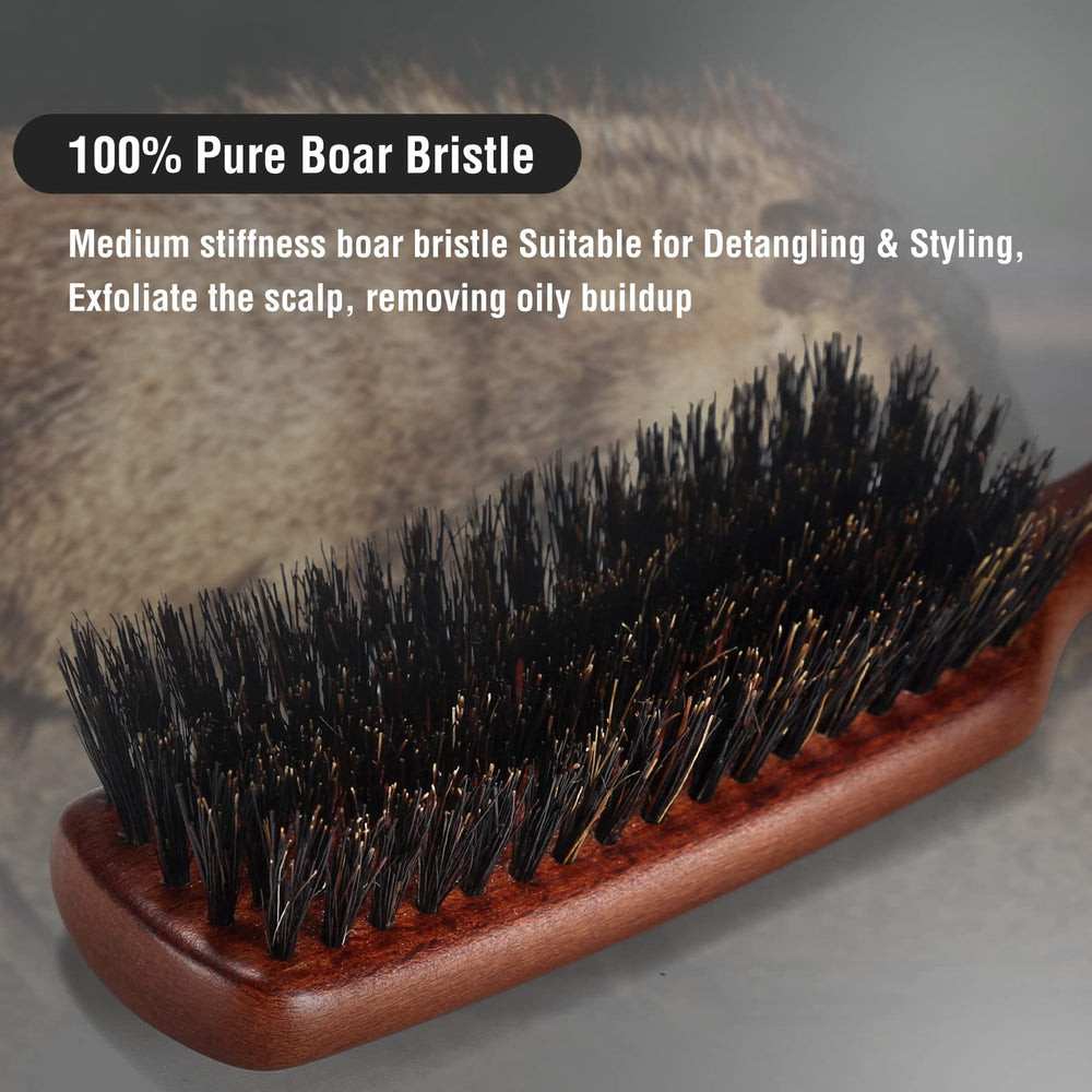 O BRUSHZOO pour cheveux – distribution des huiles naturelles et douceur.