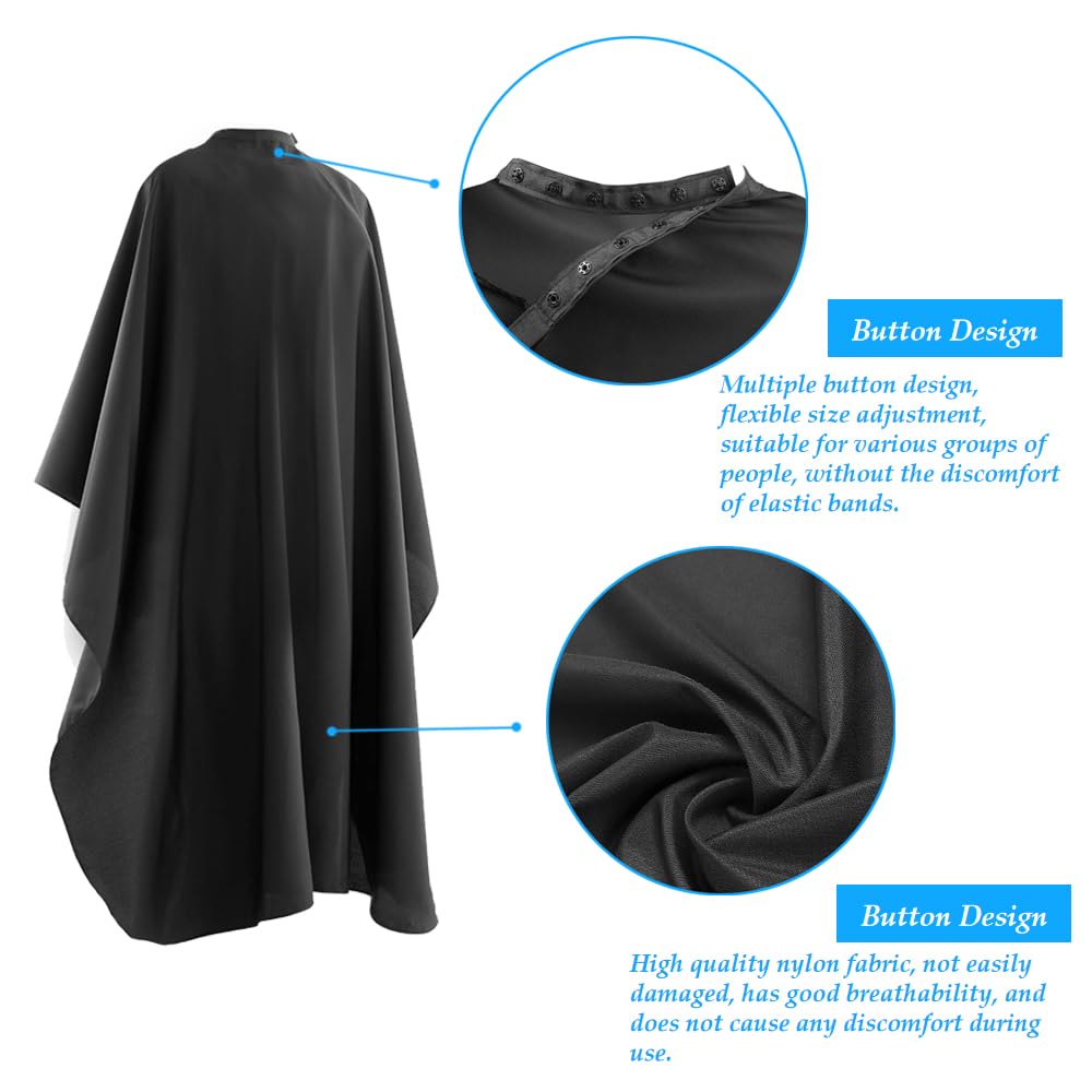 Cape en nylon imperméable OBTANIM protège vêtements pendant les colorations