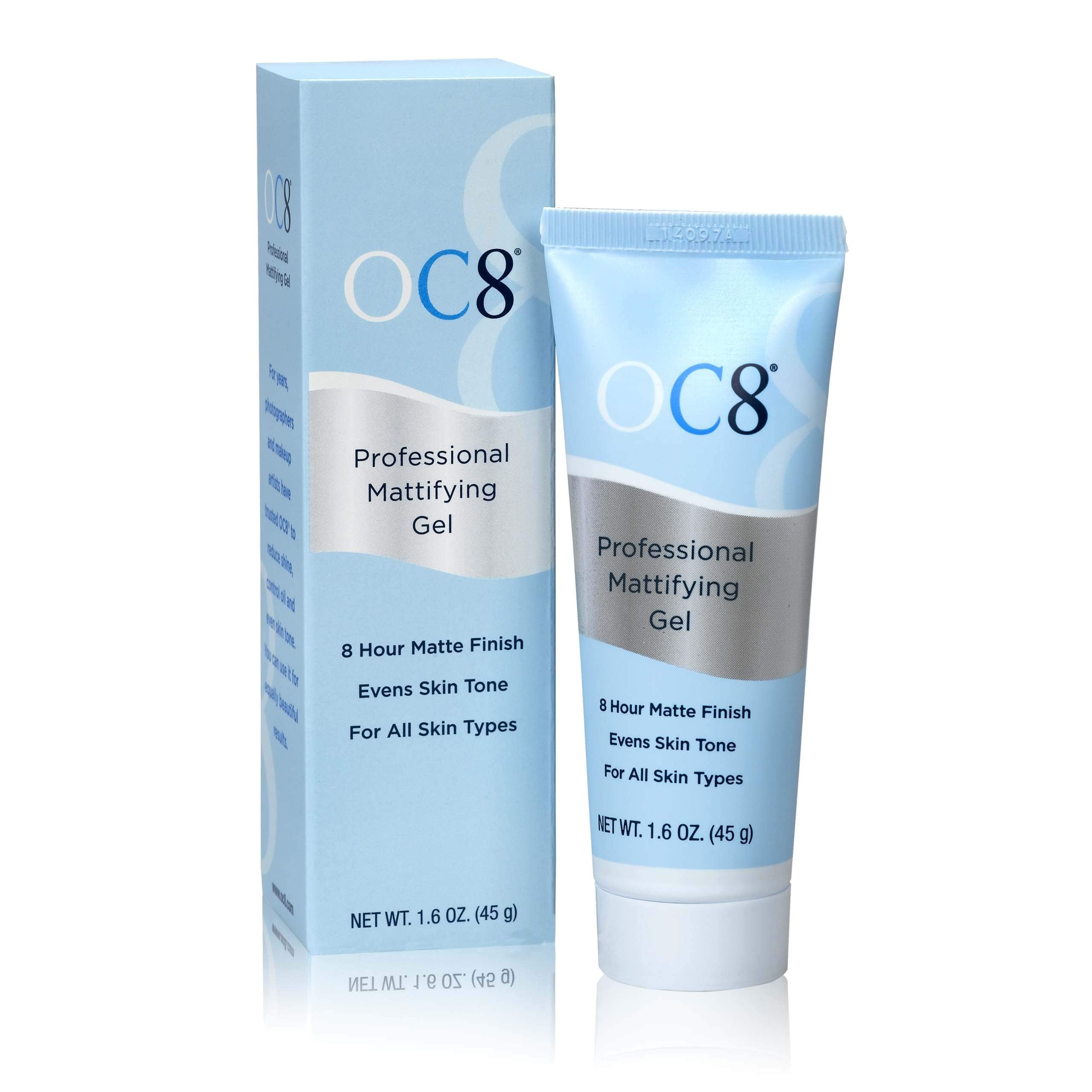 OC8 gel matifiant anti-brillance sur le visage pour peau plus nette