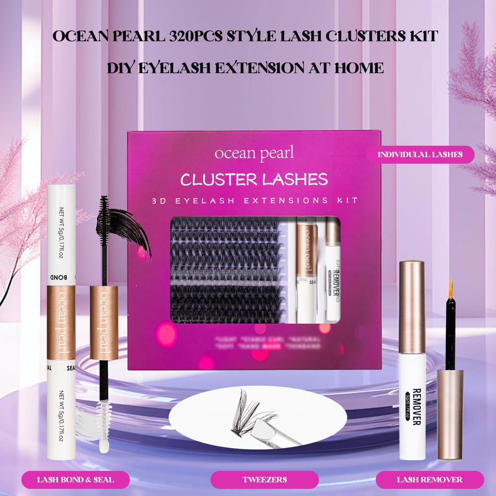 Ocean Pearl – coffret kit cils pour usage à domicile.